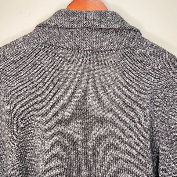 Vince Wool Cashmere Alpaca Yak Grey Draped Cardigan Size Small - Picture 5 of 8